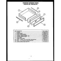 Modern Maid PHU101-OF storage drawer parts diagram
