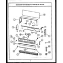 Caloric RLR395 backguard parts diagram