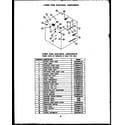 Caloric RSD307 lower oven electrical components diagram