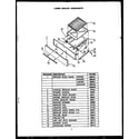 Caloric RKD394 lower broiler components diagram