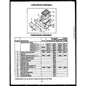 Caloric RLD356 lower broiler components n201e09@lower oven components (rld112) (rld395) (rmd395) (rmd399) (rmd269) diagram