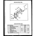 Caloric RLD356 upper oven control panel (rmd393) (rld395) (rmd399) diagram