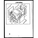 Caloric RLD661 cabinet assembly 20" (rld379) (rmd379) diagram