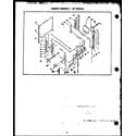 Caloric RMA393 cabinet assembly (rla612) (rma668) diagram