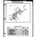 Caloric RMA393 upper oven control panel assembly (rla393) (rma393) (rla395) (rma395) (rma397) diagram