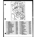 Amana GAK26TC lower oven cabinet assembly diagram