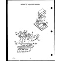 Amana SBK39AA griddle top and burner assembly diagram
