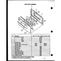Amana SBK39AA oven door assembly (gal39da) (sal39da) (gap39da) (sap39da) (gak39da) (sak39da) (gbl39fa) (sbl39fa) (gbp39fa) (sbp39fa) (gbk39fa) (sbk39fa) diagram