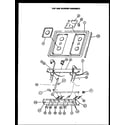Caloric RMT-359 top and burner assembly (rlt-356) (rlt-359) (rlt-370) (rmt-370) (rlt-371) (rmt-381) diagram