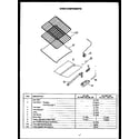 Caloric RMT-359 oven components diagram