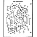 Modern Maid PHU185 oven cabinet assembly diagram
