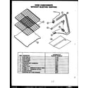 Caloric RMS357-OF oven components without electric ignition (rls342-of) (rms342-of) (rls312-of) (rls340-of) diagram