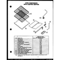 Caloric RMS357-OF oven components with electric ignition (rls313-of) (rls345-of) (rls357-of) (rms357-of) (rms361-of) (rls358-of) (rls359-of) (rms359-of) diagram