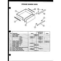 Caloric RST309 storage drawer parts diagram