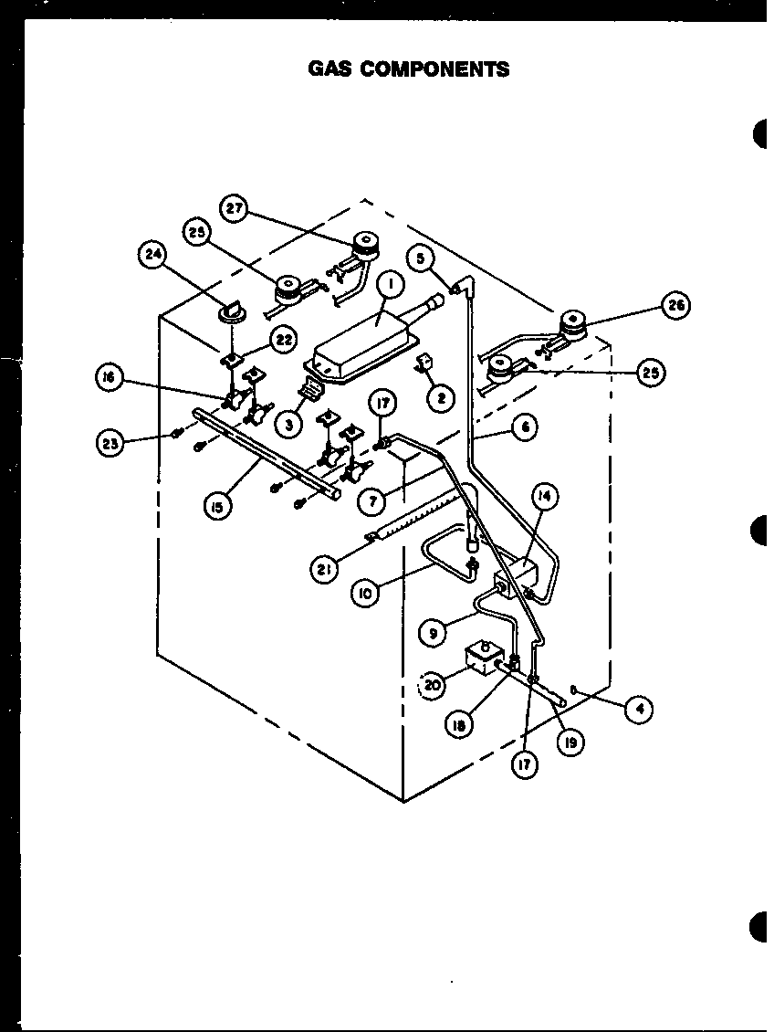 Caloric RST387 gas components (rst359) (rst354) (rst361) (rst362) (rst369) (rst376) (rst380) (rst381) (rst387) diagram