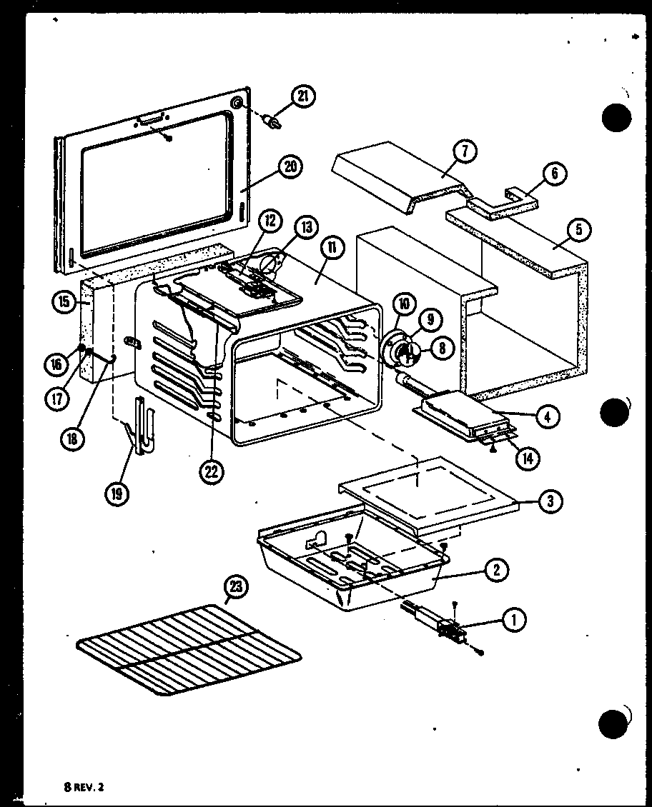 Amana AGC710-P8587804S cabinet parts diagram