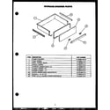 Caloric RST399UL storage drawer parts diagram