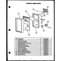 Caloric RST399UL control panel parts diagram