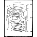 Caloric RST399UL upper oven parts diagram