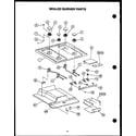 Caloric RKT-396 sealed burner parts diagram