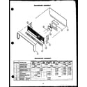 Amana GBK24CB backguard assembly (sbp24cb) (gbp24cb) (gbk24cb) (sbk24cb) (gbp24cc) (sbp24cc) (gbk24cc) (sbk24cc) diagram