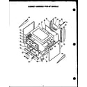 Amana GBP26DC cabinet assembly diagram