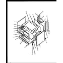 Amana SBP26ZZW-P1142376NW cabinet parts diagram