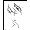Amana SBP26ZZW-P1142376NW drawer front diagram