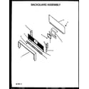 Caloric RBK26AAW-P1142345NW backguard assembly (rbp26cbl/p1142335nl) (rbp26cbw/p1142335nw) (rbp26cbw/p1142348nw) (rbp26cbl/p1142348nl) (rbk26cbl/p1142336nl) (rbk26cbw/p1142336nw) (rbk26cbl/p1142346nl) (rbk26cbw/p1142346nw) (rbk28fgw/p1142379nw) (rbk28fgl/p1142379nl) diagram