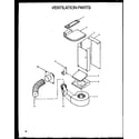 Modern Maid PHU186NB/P1131810N ventilation parts (phu186nb/p1131810n) (phu186nww/p1131811n) diagram