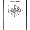 Caloric RMS339 oven door assembly (rls112) (rls312) (rms312) (rls341) (rms341) (rls351) (rms351) (rls113) (rms113) (rms313) (rls313) (rls346) (rms346) (rls356) (rms356) diagram