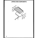 Caloric RLS399 upper oven components diagram