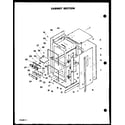 Modern Maid QKO-661C cabinet section diagram
