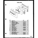 Modern Maid QKO-661C oven door diagram