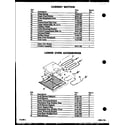 Modern Maid QDO-695F lower oven accessories diagram