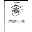 Modern Maid PKO151 oven / broiler parts diagram