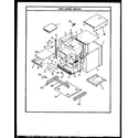 Modern Maid PKO151 oven cabinet section diagram