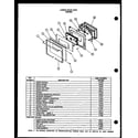 Modern Maid DD0880 lower door assy. (dd0880) diagram