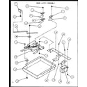 Amana AO27DG-P1113405S door latch assembly diagram