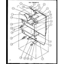 Amana AO27DG-P1113405S gas components diagram