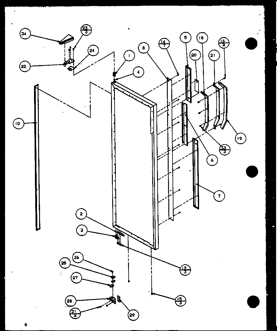 Amana SX19MW-P1121302WW refrigerator door (sx19mw/p1121302ww) (sx19ml/p1121302wl) (sx22ml/p1120604wl) (sx22mg/p1120604wg) (sx22mw/p1120603ww) (sx22mw/p1120604ww) (sx22ml/p1120603wl) (sx22mg/p1120603wg) (sx25mw/p1120705ww) (sx25m2w/p1154902ww) (sx25ml/p1120706wl) (sx25mg/p1120706 diagram