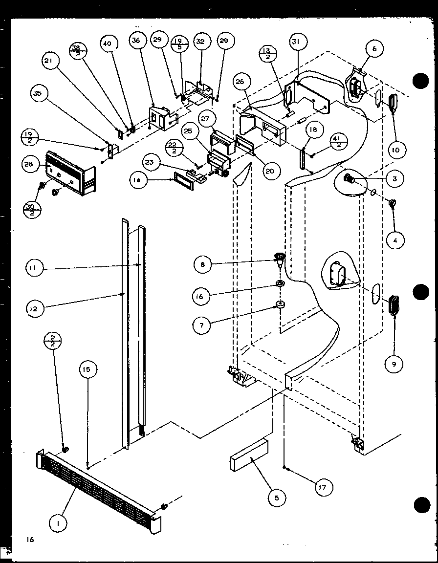 Amana SZ25MP2W-P1154904WW refrigerator (sz25m2w/p1154903ww) (sz25m2l/p1154903wl) (sz25mp2w/p1154904ww) (sz25mp2l/p1154904wl) diagram