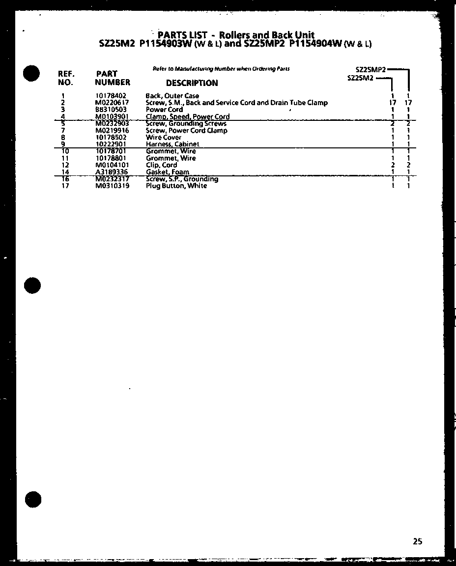 Amana SZ25MP2W-P1154904WW add on ice-maker (sz25m2w/p1154903ww) (sz25m2l/p1154903wl) (sz25mp2w/p1154904ww) (sz25mp2l/p1154904wl) diagram