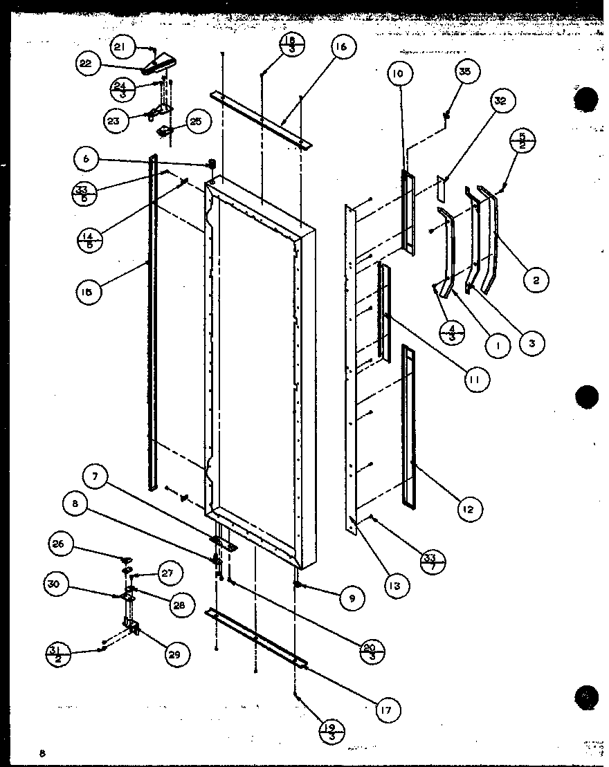 Amana SZD27MPB-P1124303WB refrigerator door diagram