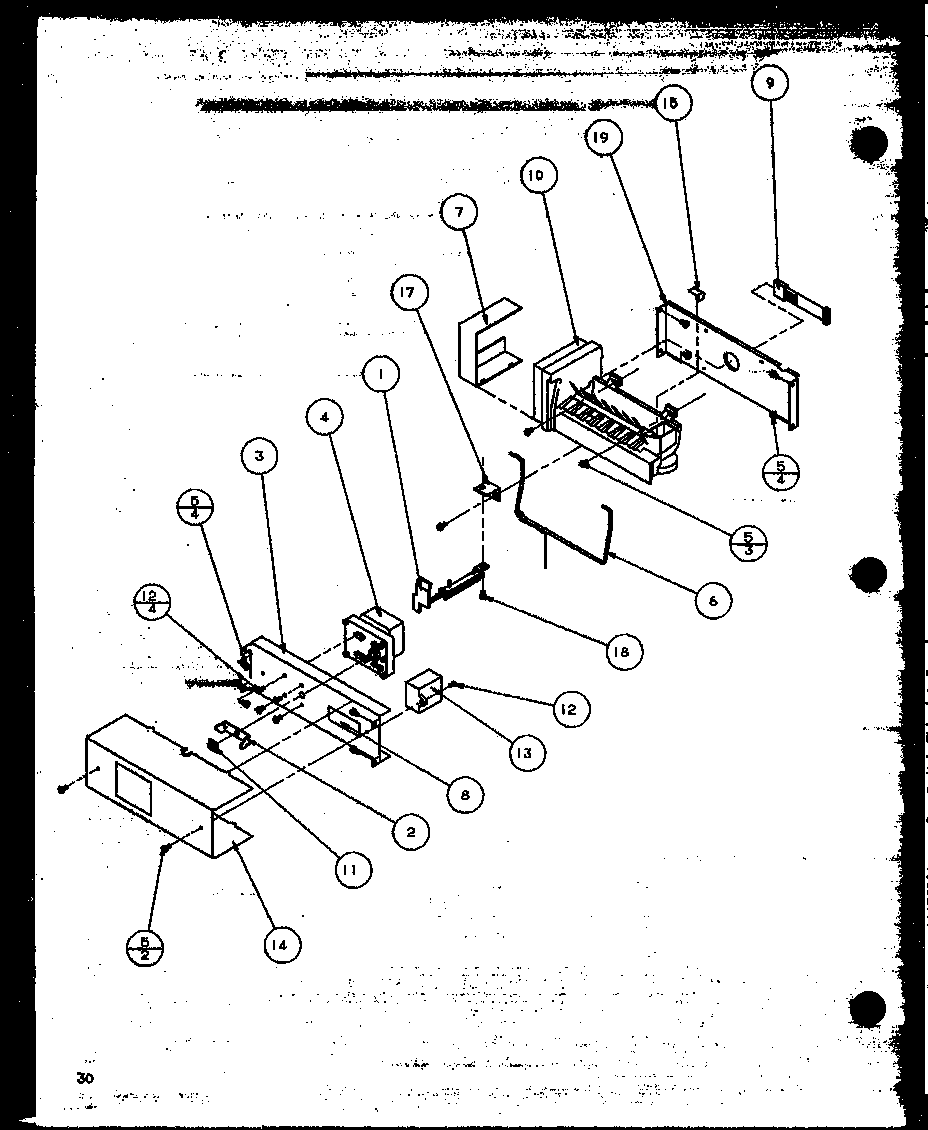 Amana SZD27MPB-P1124303WB ice maker diagram