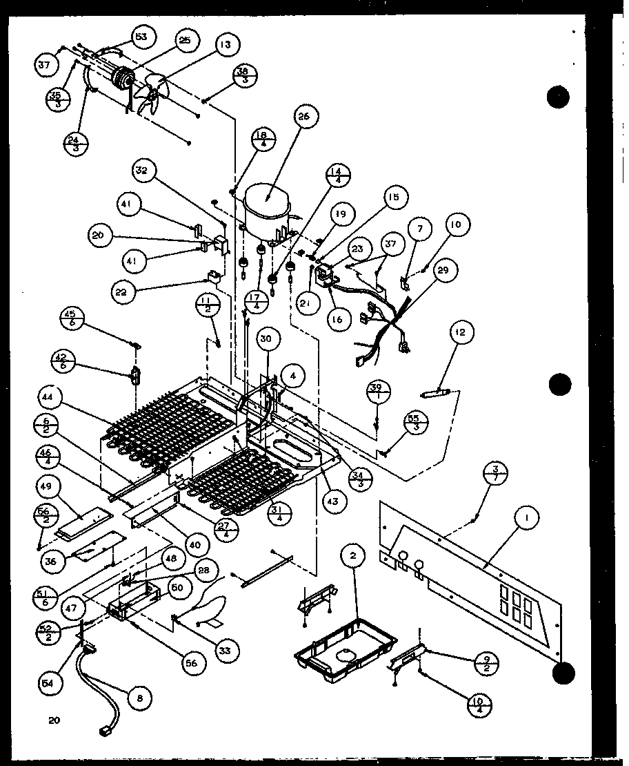 Amana SZDE25KB-P1102511W compressor diagram