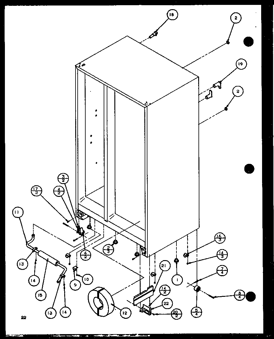 Amana SZDE25KB-P1102511W drain and rollers (szde25kb/p1102511w) (szde25kp/p1102512w) diagram