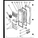 Amana SZD20K-P1102504W refrigerator door diagram