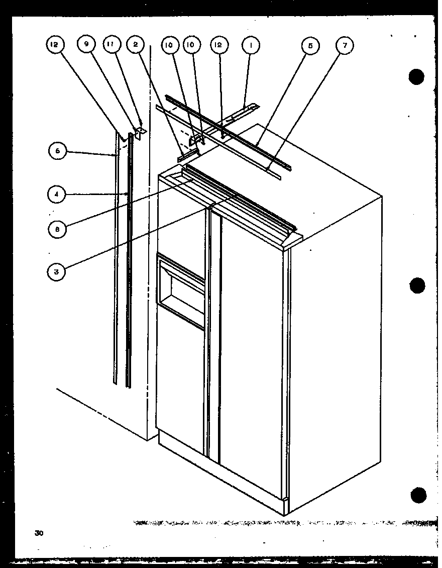 Amana SBD20K-P1102508W bi7 trim kit diagram