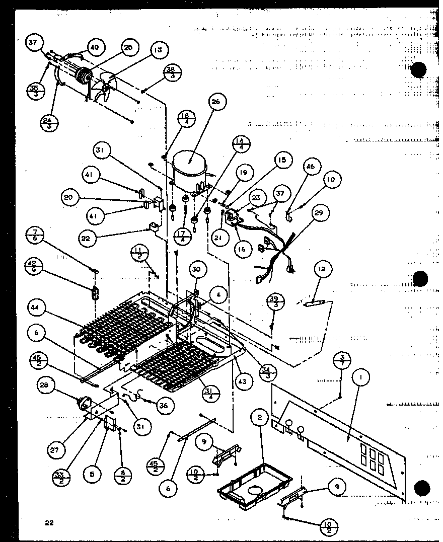 Amana SZI20K-P1102507W machinne compartment (szi20k/p1102507w) diagram
